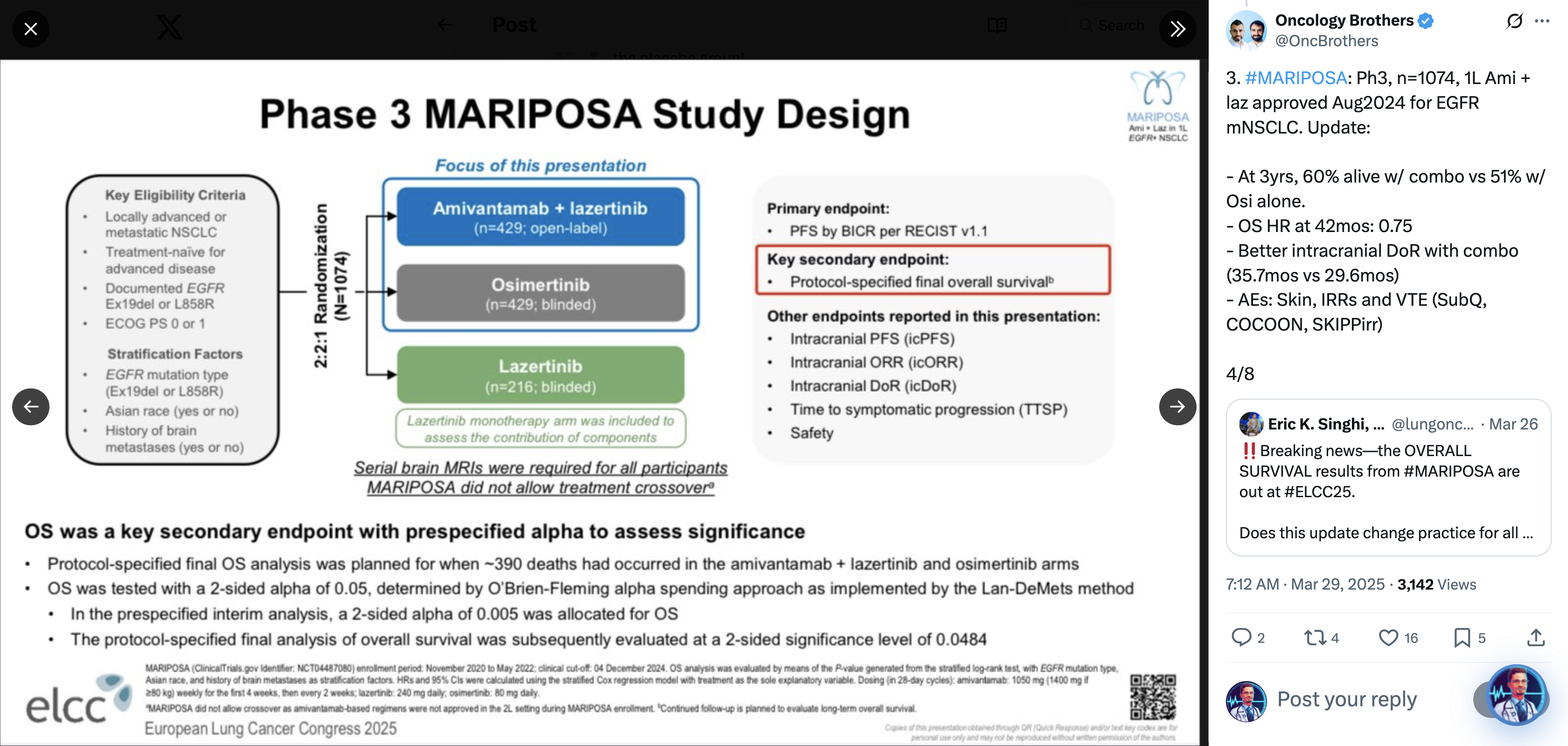 MARIPOSA Study Design