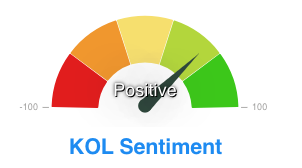 The KOL Pulse AI sentiment meter is an effective tool for a user to process sentiments across a five point scale
