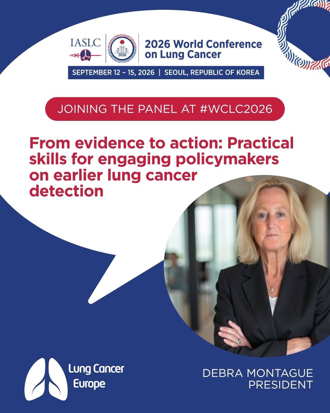 Our President, Debra Montague, is joining an international panel at #WCLC2026 this morning