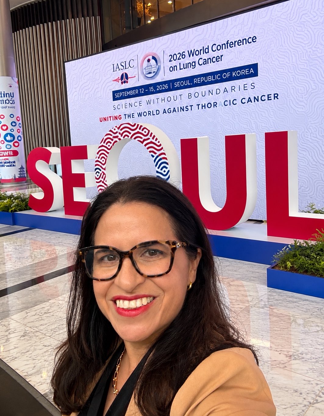 Today is Day 1 of @IASLC #WCLC26 in Seoul, Korea🇰🇷! Excited to hear about the science , c