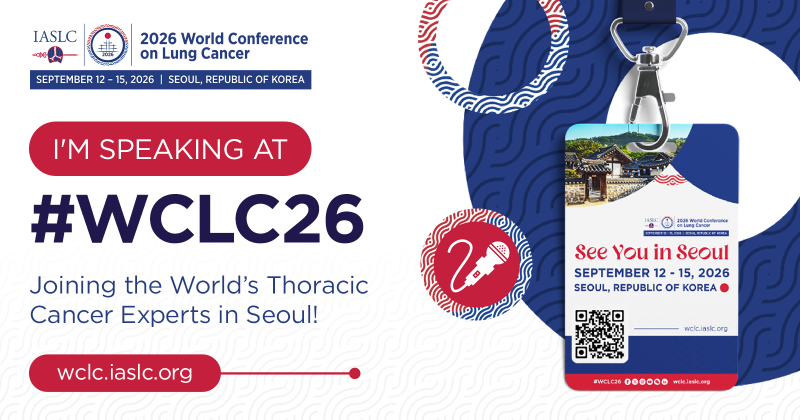 Looking forward to speaking this Sunday at #WCLC26 @IASLC! Excited to share our work on #T