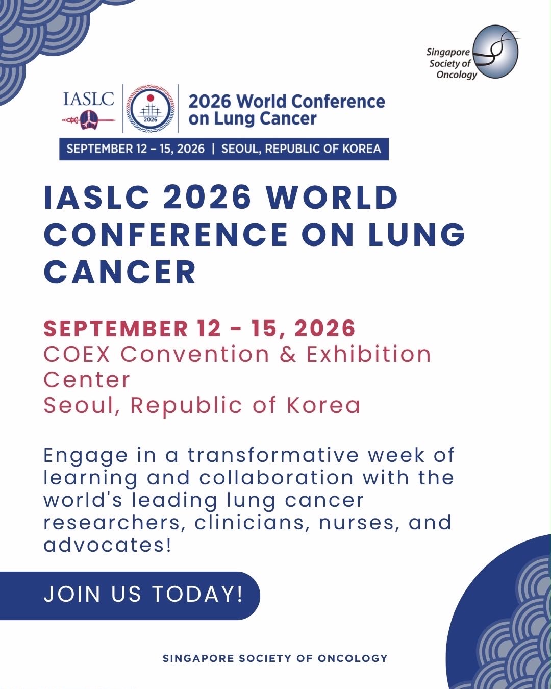 Join the World Conference on Lung Cancer (WCLC) 2026 and connect with global experts drivi