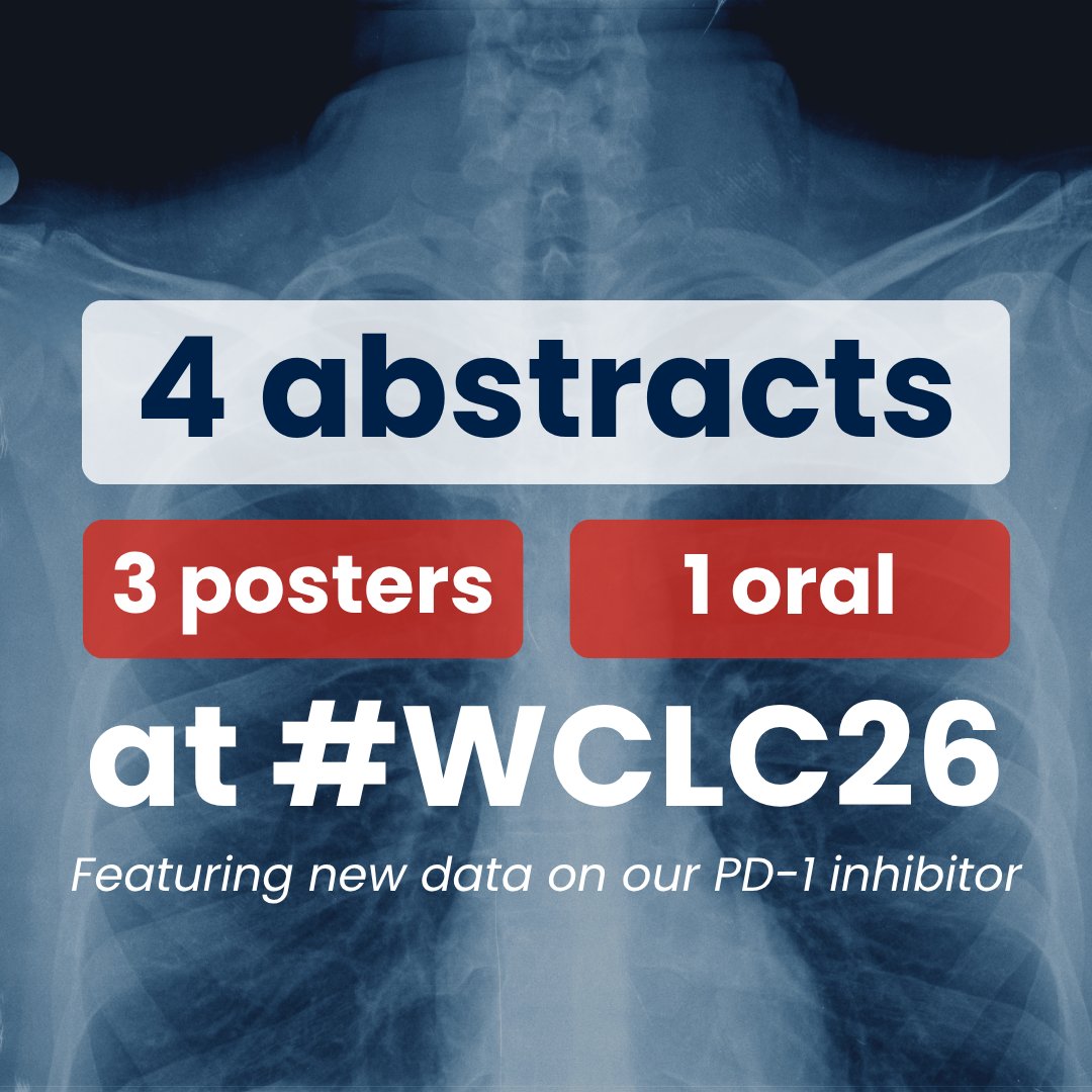 #News for #Investors and #Media: At #WCLC26, we’re sharing new data across four abstracts