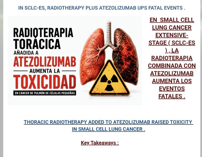 REVÉS PARA ATEZOLIZUMAB ( TECENTRIQ / ROCHE ) EN MANTENIMIENTO SMALL CELL LUNG CANCER ES (