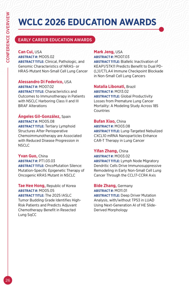 I am honored and grateful to the @IASLC for selecting our study on BRAF class II and III a