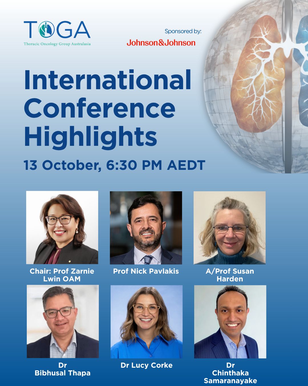 📣 Registrations are now open!
Join us for Thoracic Cancer Highlights from WCLC 2026, wher