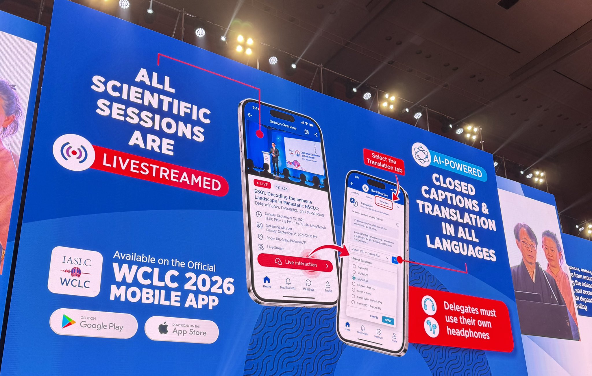 ⭐️Impressive feature unlocked in @IASLC App, with direct translation in multiple languages