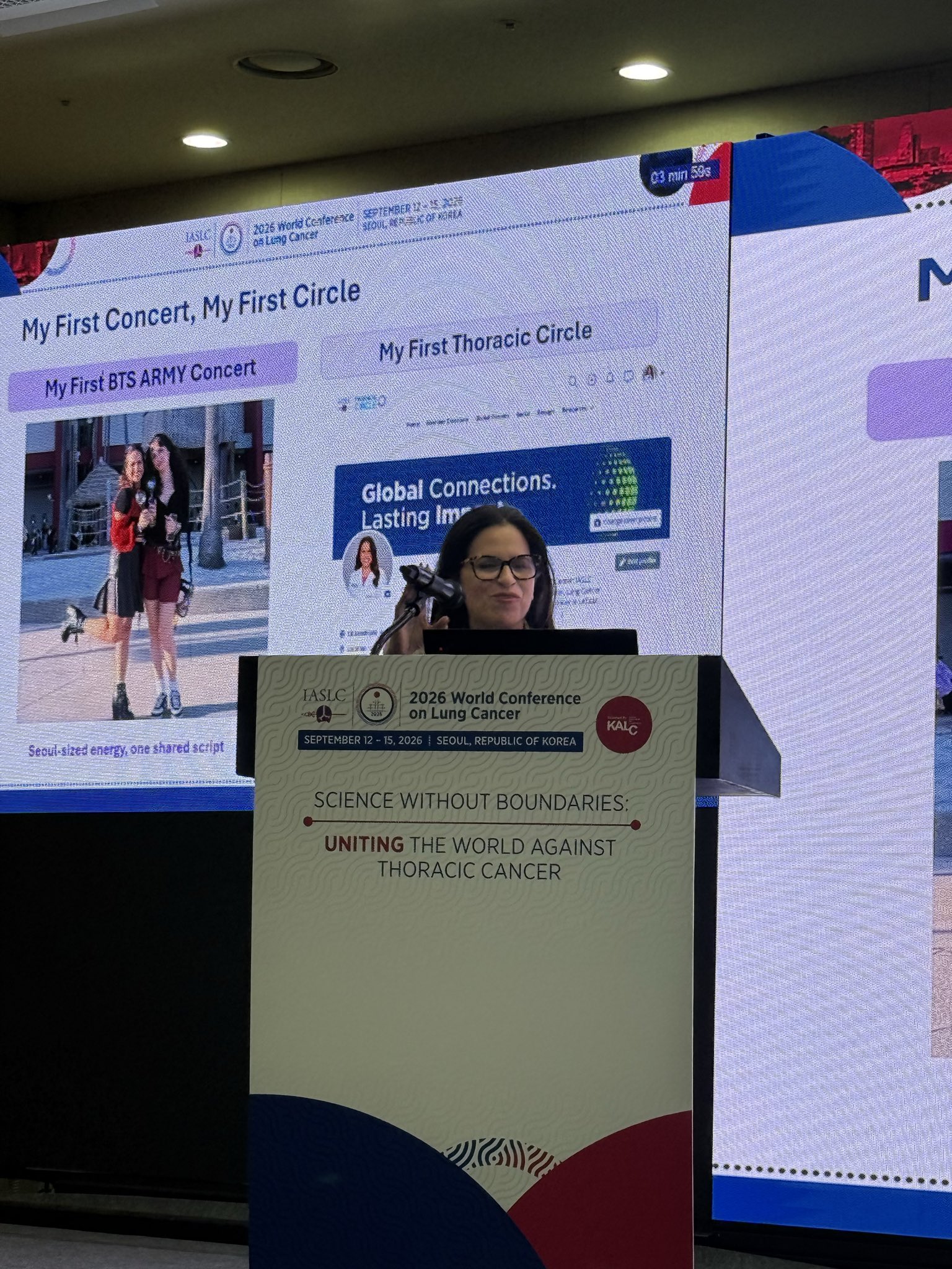 Dr @Latinamd highlights the role and potential of @IASLC Thoracic Circle in building commu