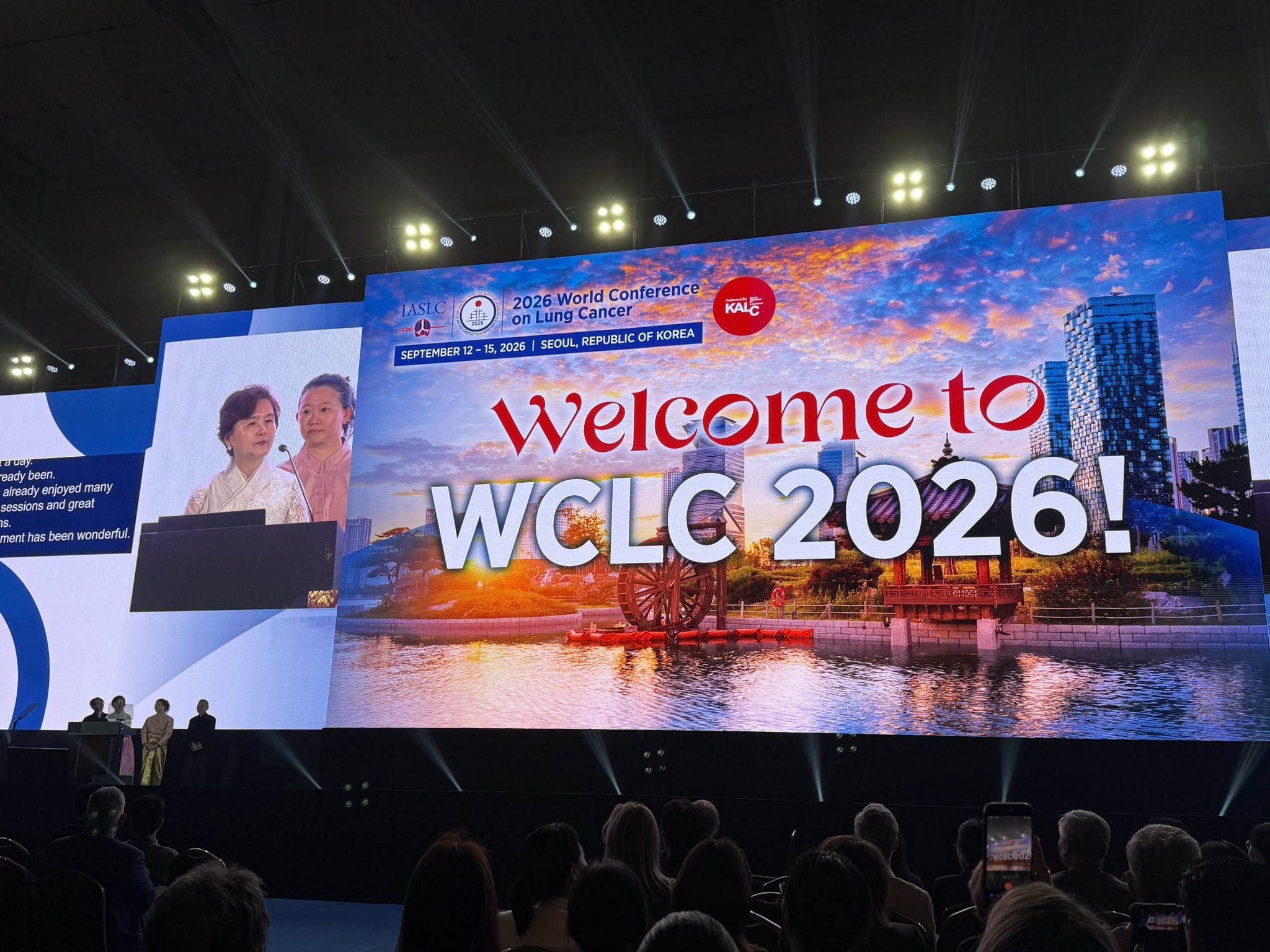 Opening ceremony starting with welcoming remarks from the chairs!
#WCLC26 https://t.co/mu
