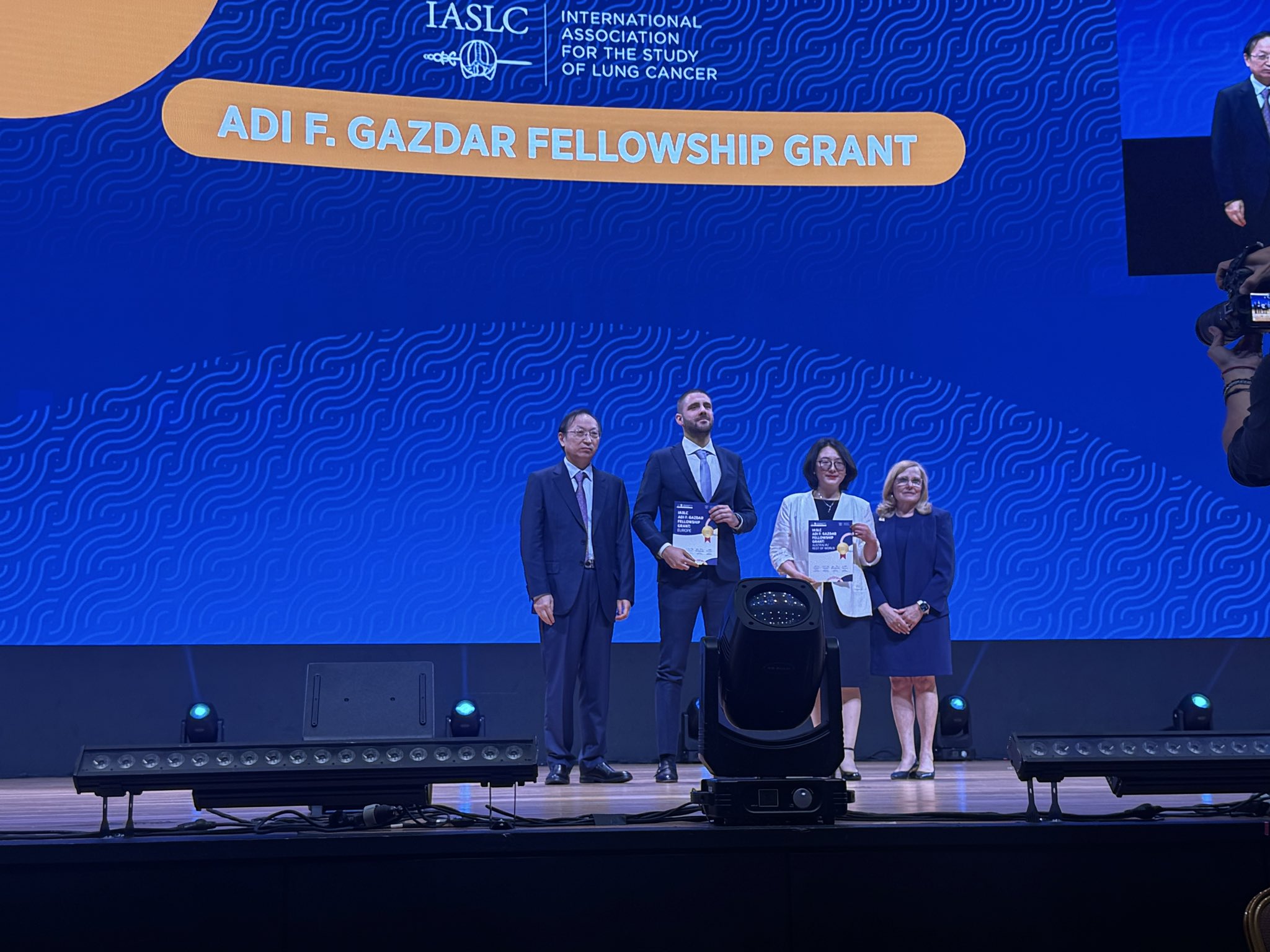 Congrats Michele Rota @mrota2906 @hospitalclinic #WCLC2026 for the Adi F Gazdar Fellowship