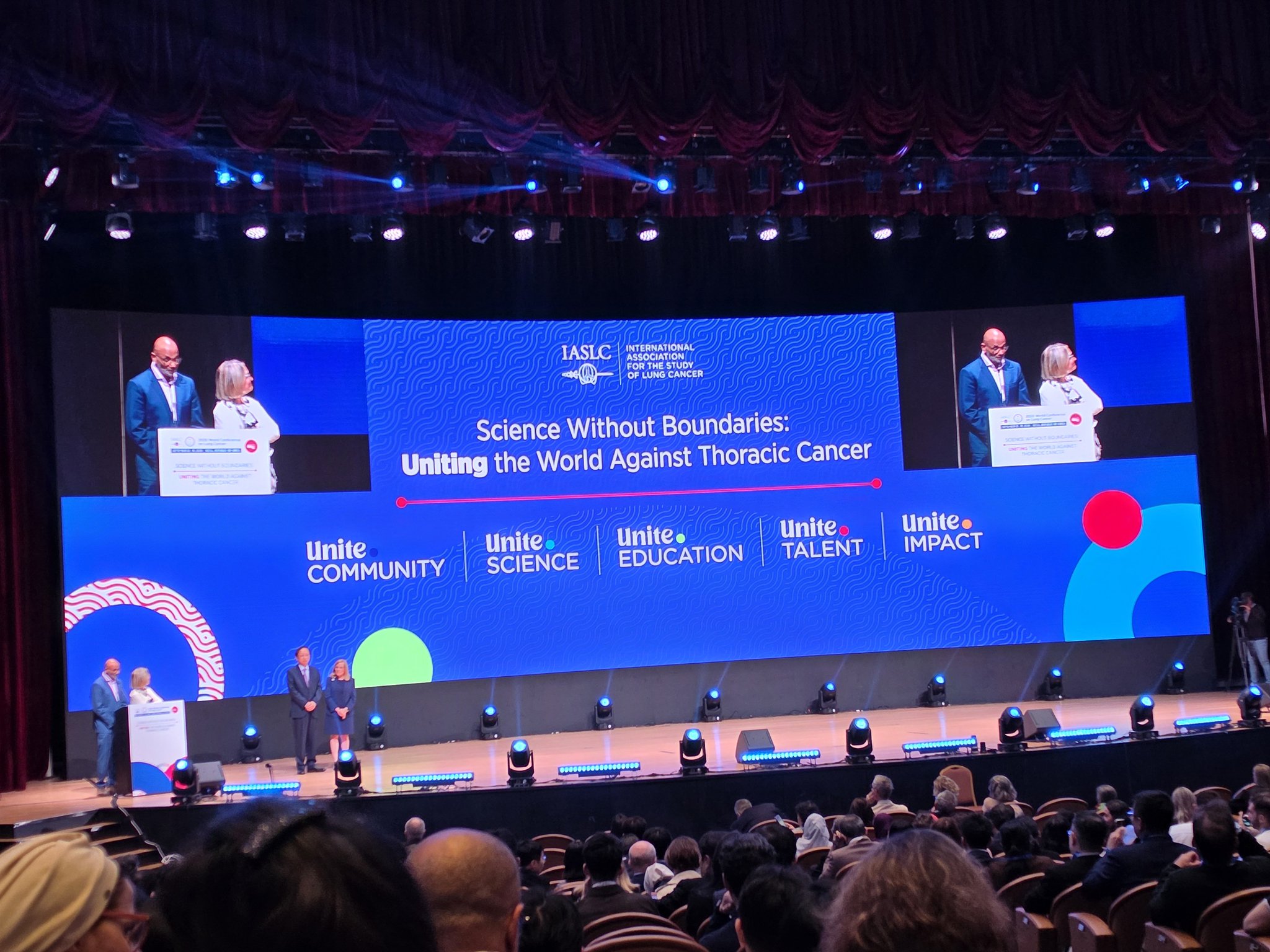 The city, humanity and the future meet at a crossroads. Proud to present our work at #WCLC