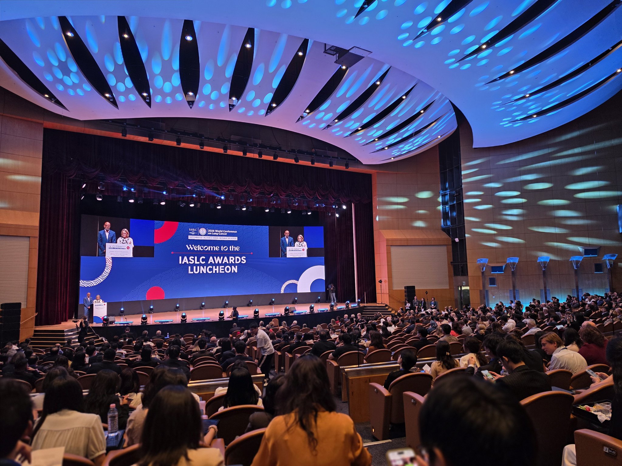 The city, humanity and the future meet at a crossroads. Proud to present our work at #WCLC