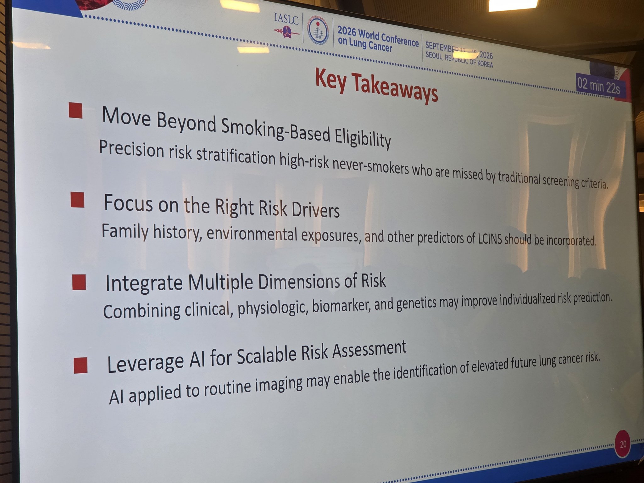 Key takeaways for non smoking lung cancer:
#wCLC26 https://t.co/QROOXRqEkk