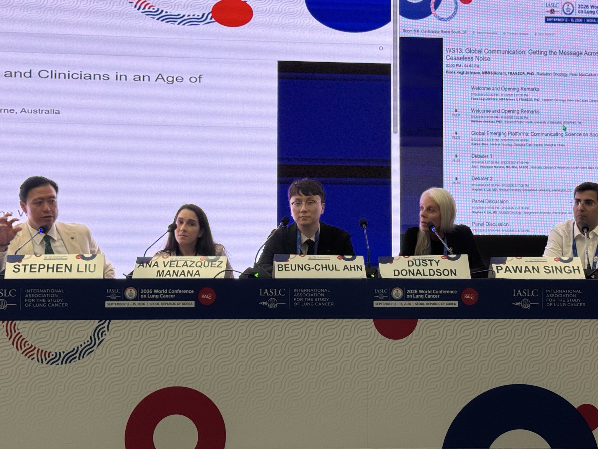 #WCLC26 @IASLC communications panel addresses how AI will change communications via social