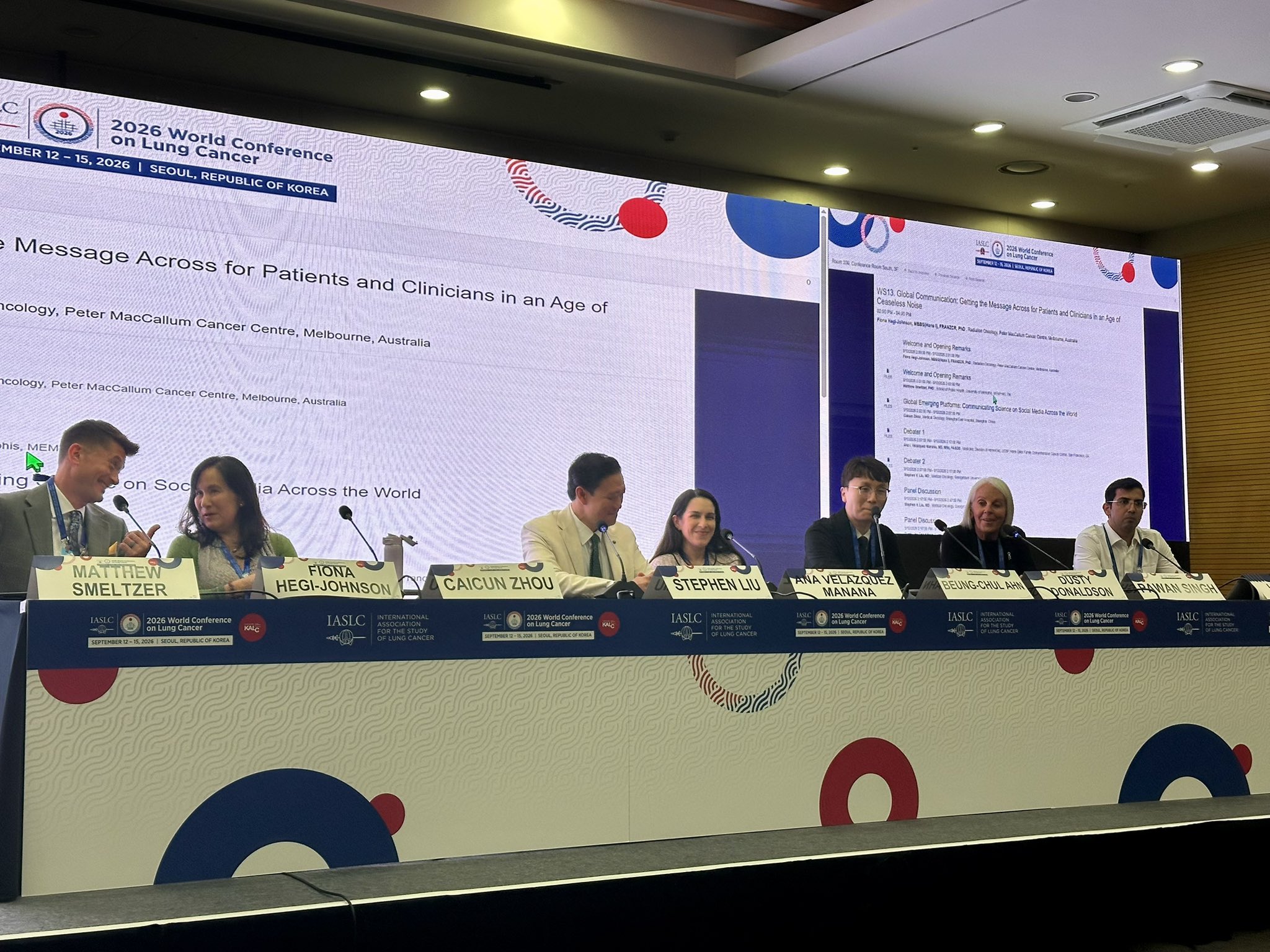 At #WCLC26: medical communication is global, but channels are local. What works in the US