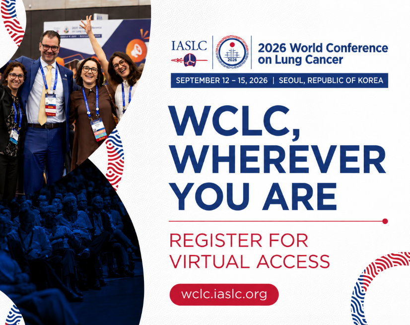 Can’t make it to Seoul? Join #WCLC26 from wherever you are. 🌎
Virtual registration gives