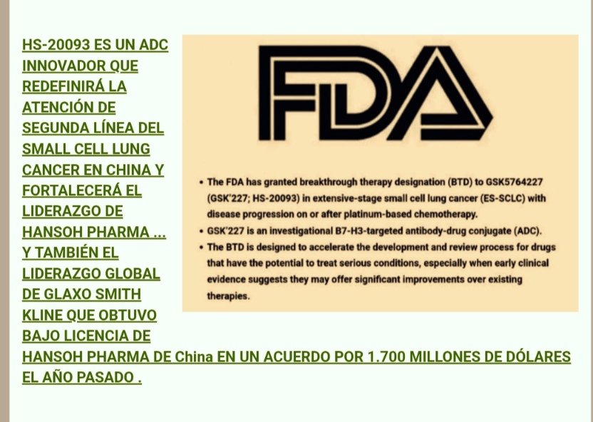 SMALL CELL LUNG CANCER
ONCOLOG@S Y PACIENTES PODRÍAN TENER EN MESES TRES TREATMENTS SCLC-