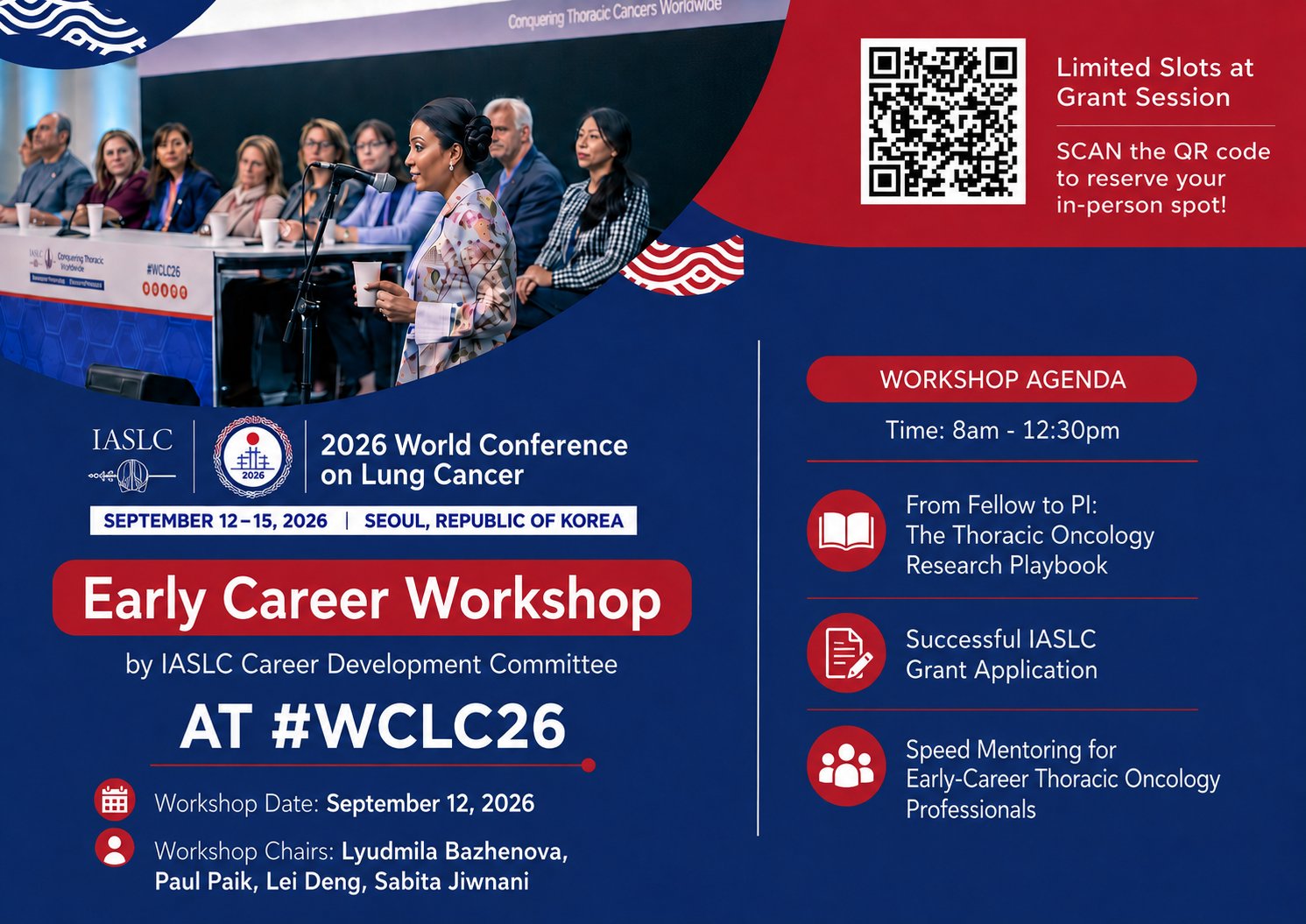 Ready to take your thoracic oncology career further? 🚀 Join us at #WCLC26 on 12 Sept for a