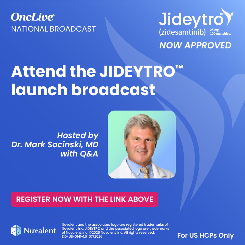 Register now to attend the launch broadcast for JIDEYTRO™ (zidesamtinib), hosted by Dr. Ma