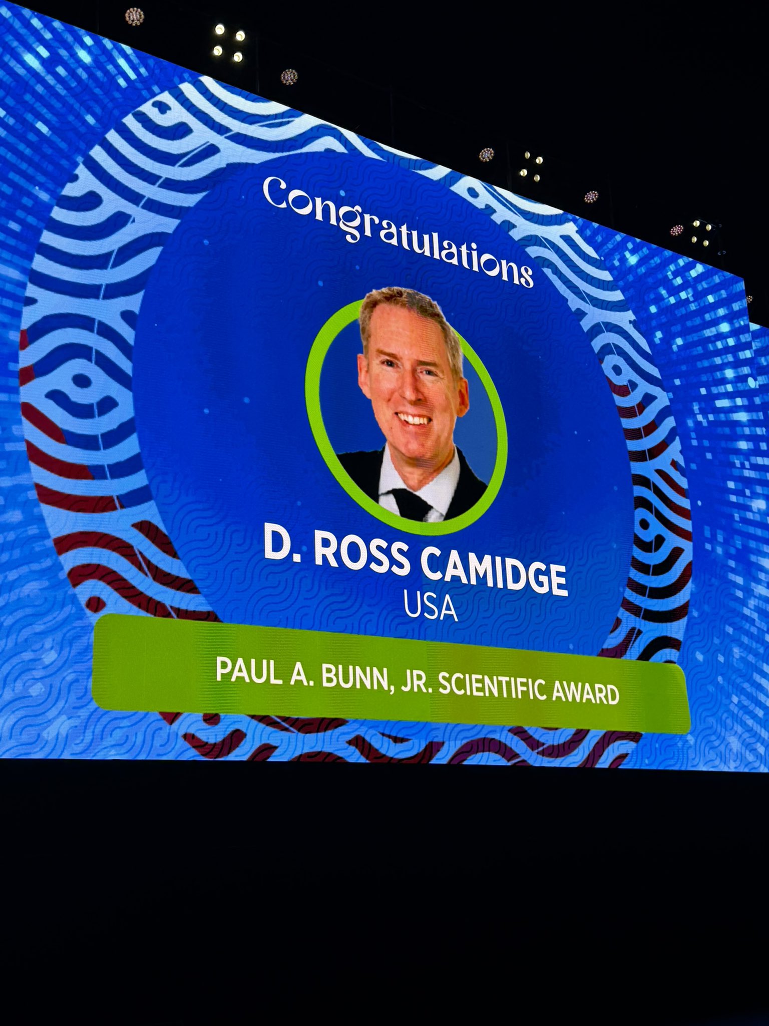 Moving award to a transformative, inspirational, and giant physician and researcher, Ross