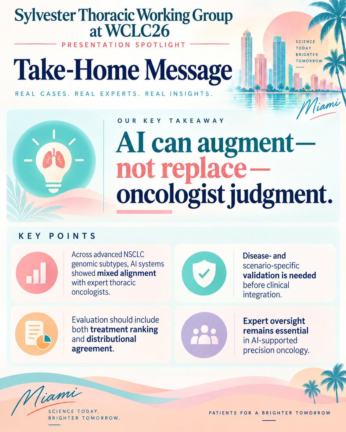 Sylvester Thoracic Working Group at #WCLC26 — Presentation Spotlight
When AI meets oncolo