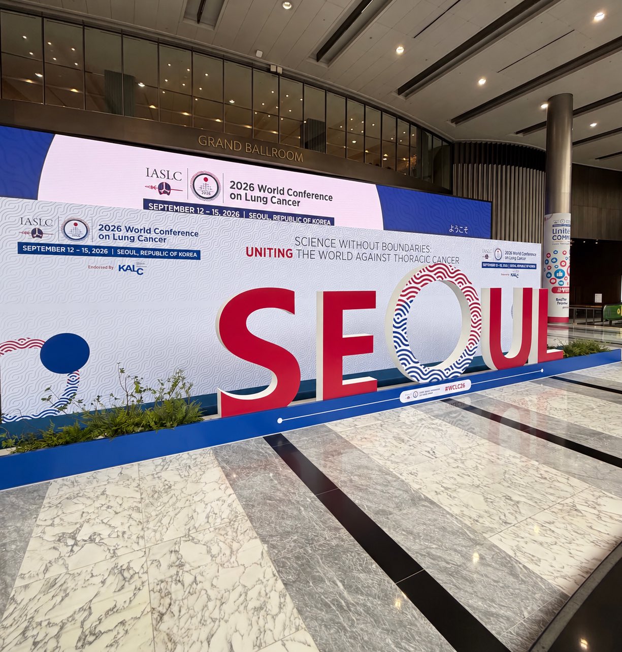 Hello #SouthKorea 🇰🇷! We are finally here - 우리는 드디어 여기에 왔습니다. Let’s kick off #WCLC26 🫁! #I