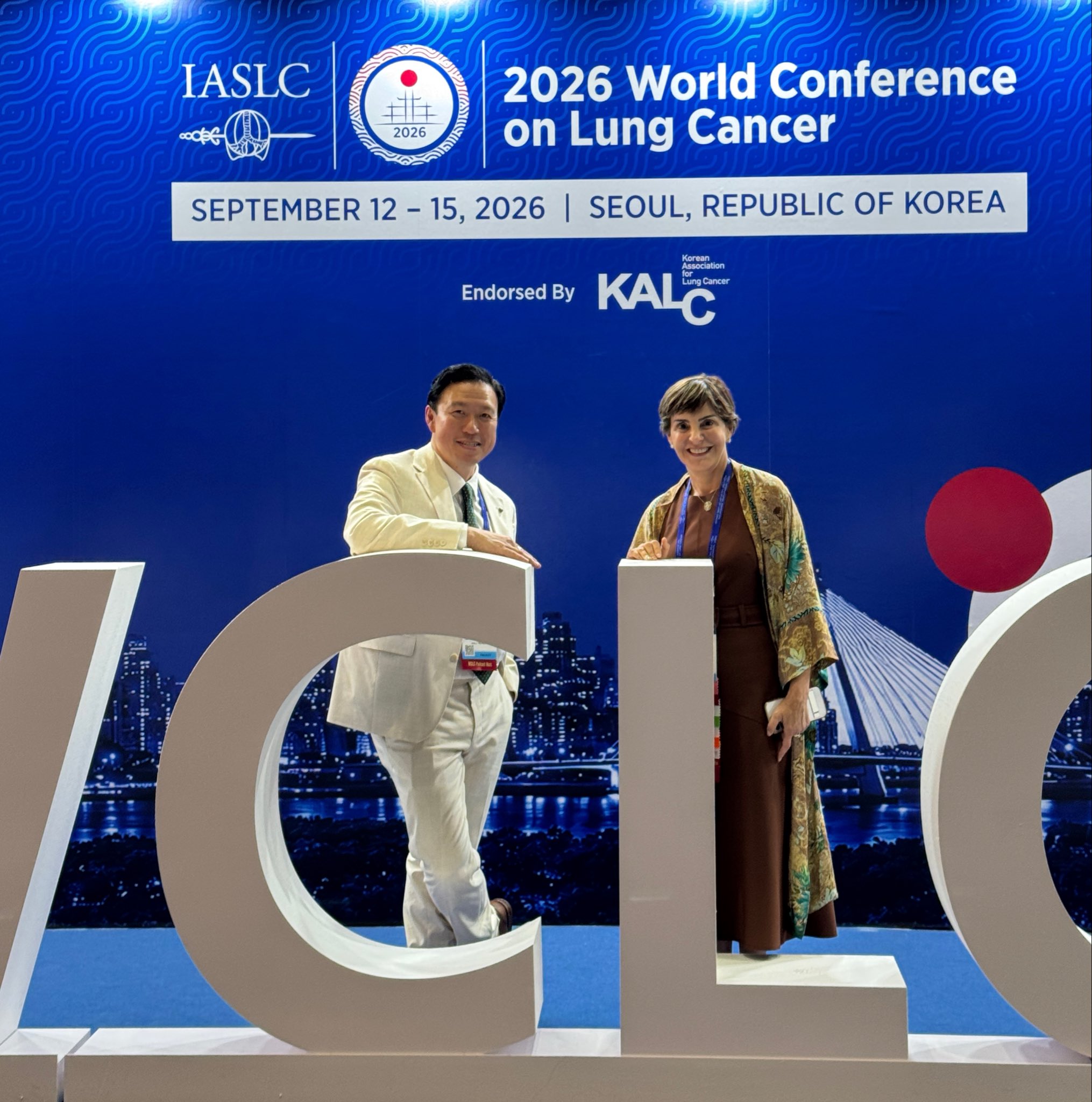 Celebrating the start of #WCLC26 with brilliant friends ahead of some major data releases