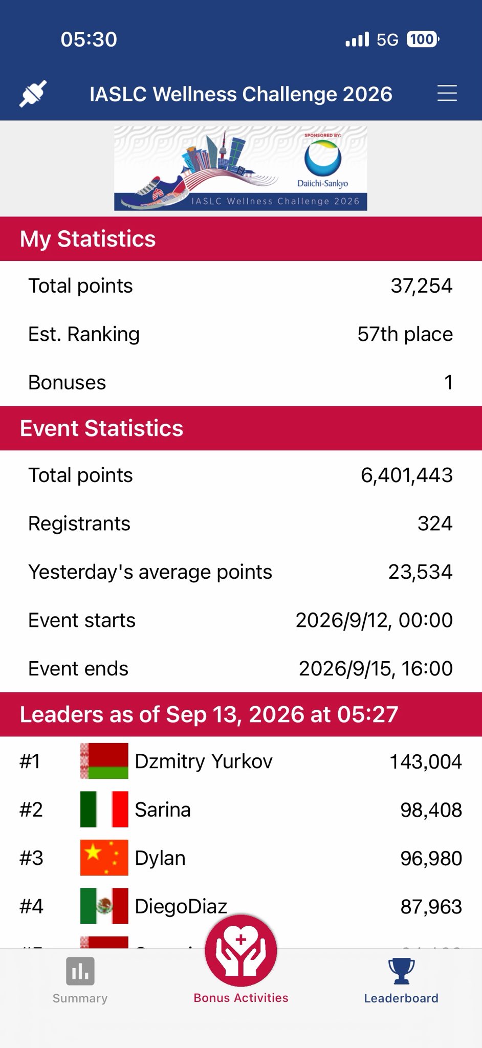 @IASLC #WCLC26, #IASLCFoundation, #WellnessChallenge https://t.co/OspukGnGiy