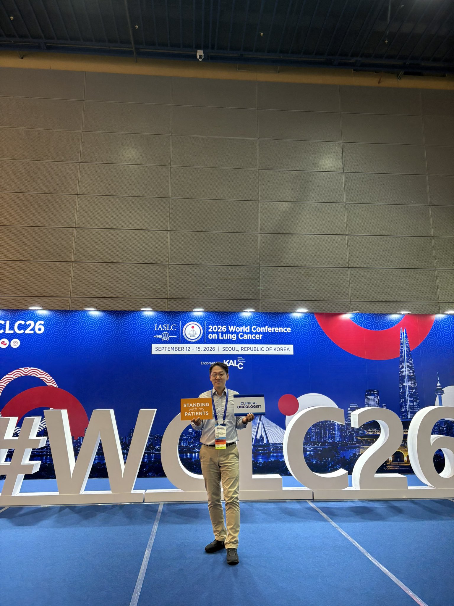 Welcome to Seoul!
UNITE for our lung cancer patients!
#WCLC26 https://t.co/9cbiHIPDoA