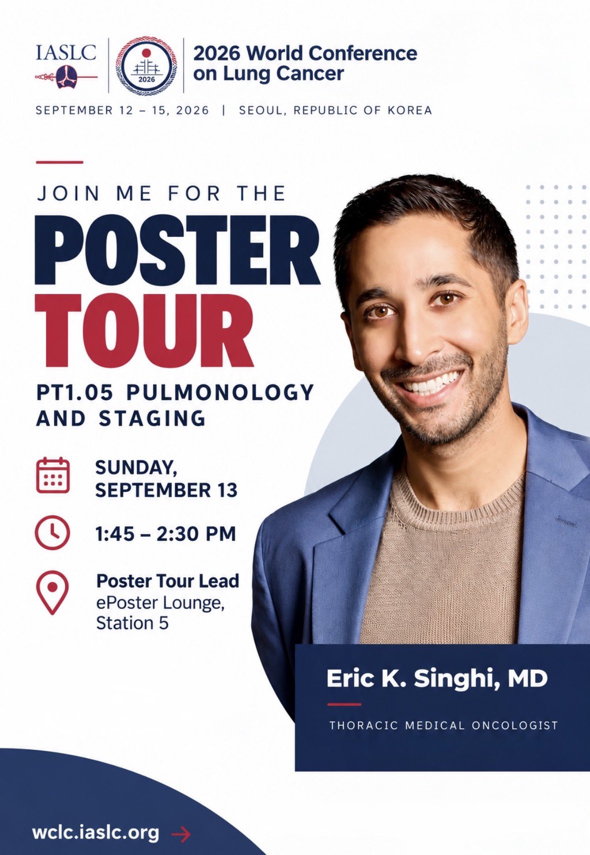 Leading today’s #WCLC26 Poster Tour on Pulmonology & Staging
1. EBUS transtunnel forceps