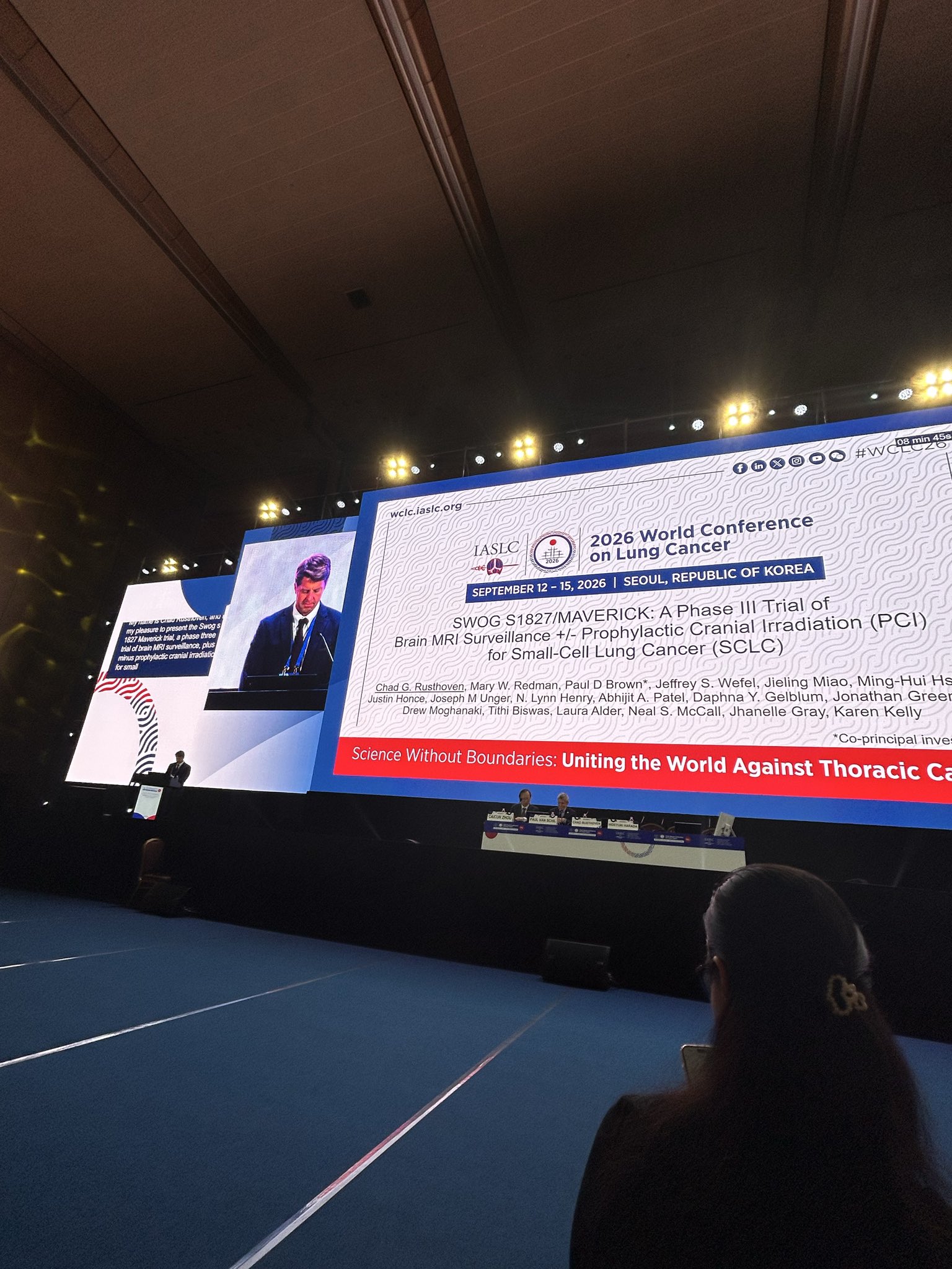 MAVERICK @SWOG S1827 phase 3 trial Dr. Chad Rustoven presented at @IASLC #WCLC26 comparing