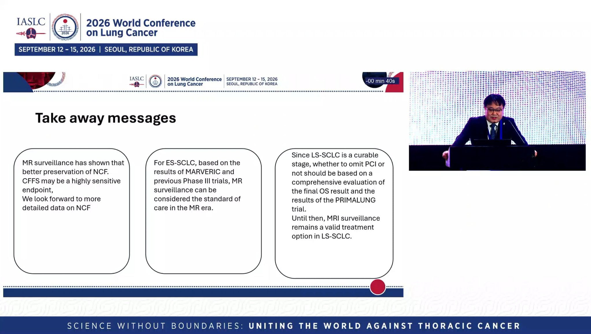 Nice conclusion for Merveric trial. Awaiting final OS , one may avoid PCI In Limited stage