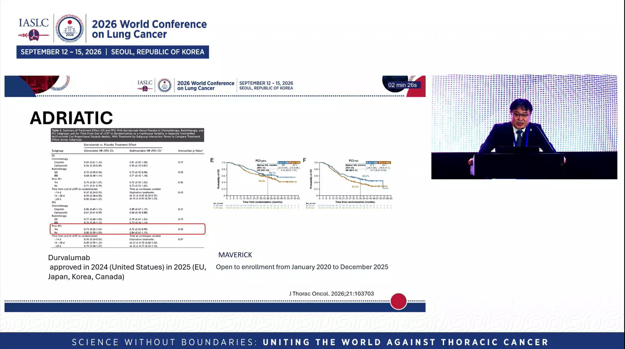 Nice conclusion for Merveric trial. Awaiting final OS , one may avoid PCI In Limited stage