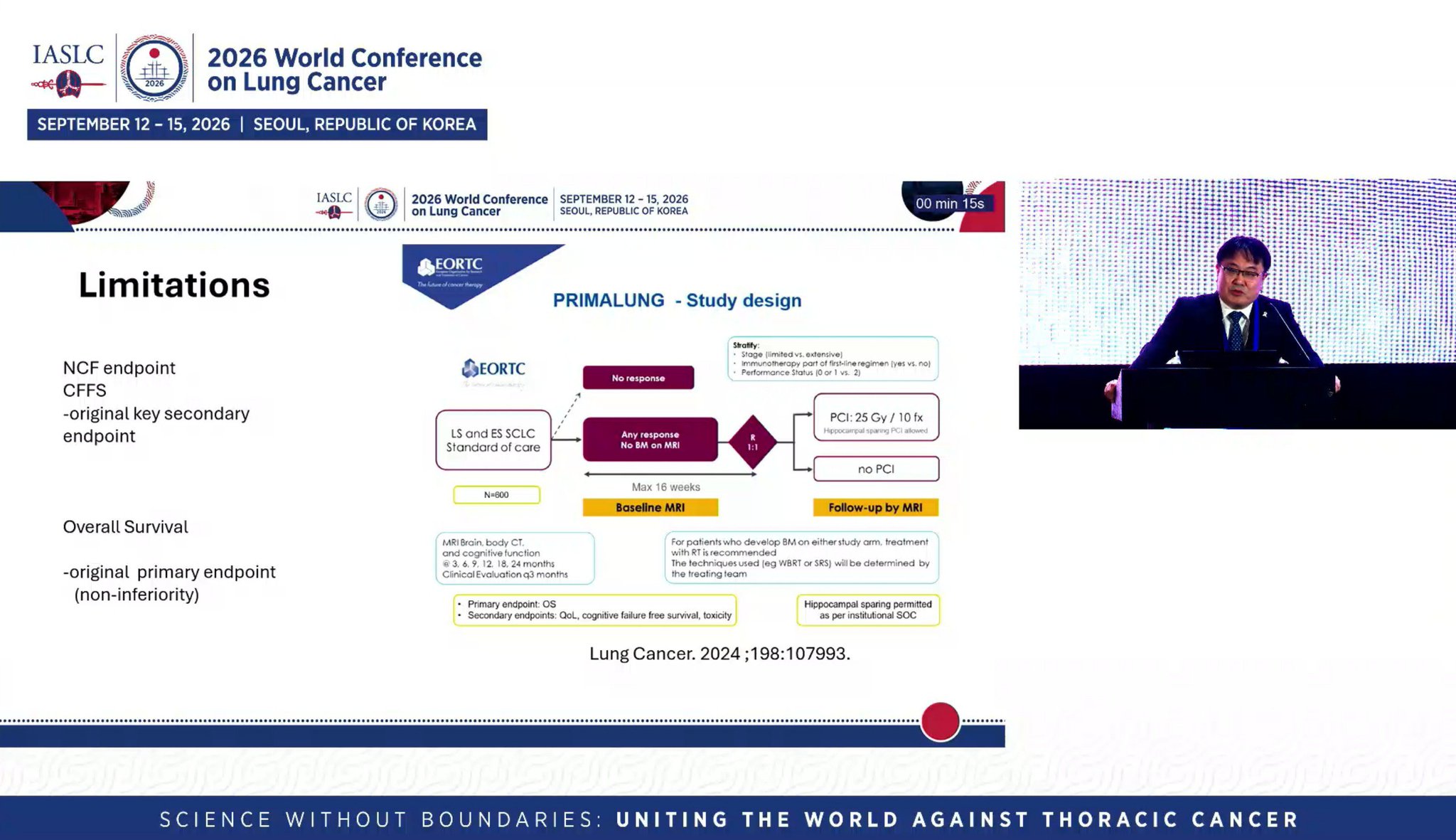 Nice conclusion for Merveric trial. Awaiting final OS , one may avoid PCI In Limited stage