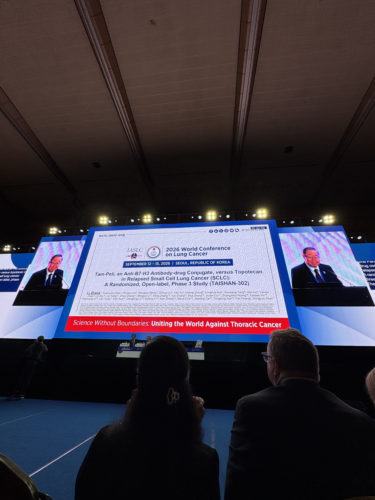 B7H3 ADCs are entering the chat here at #WCLC26 @IASLC https://t.co/ZBr62tjvub