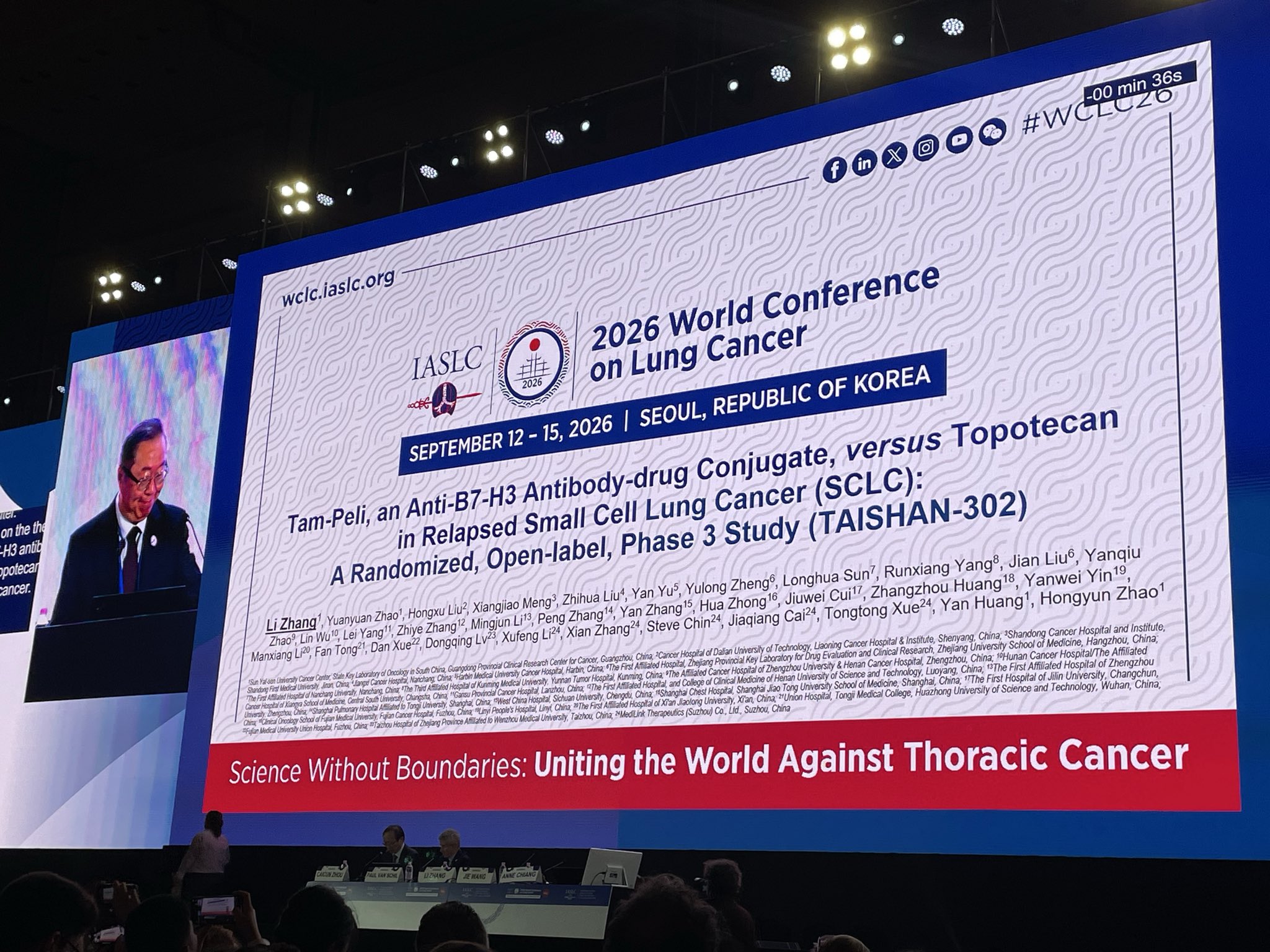TAISHAN-302: Phase 3 trial of Tam-Peli (B7-H3 ADC) vs topotecan in relapsed SCLC (N=451) a