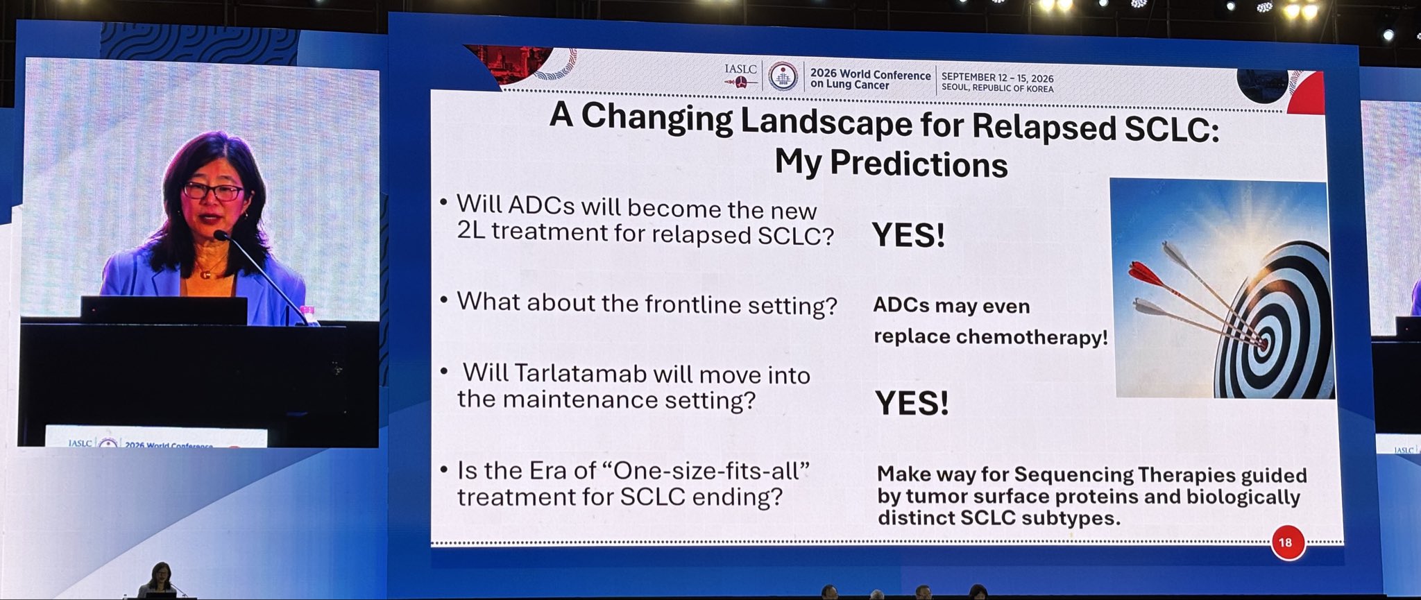 Truly excellent discussion on the rapidly changing landscape for treatment of small cell l