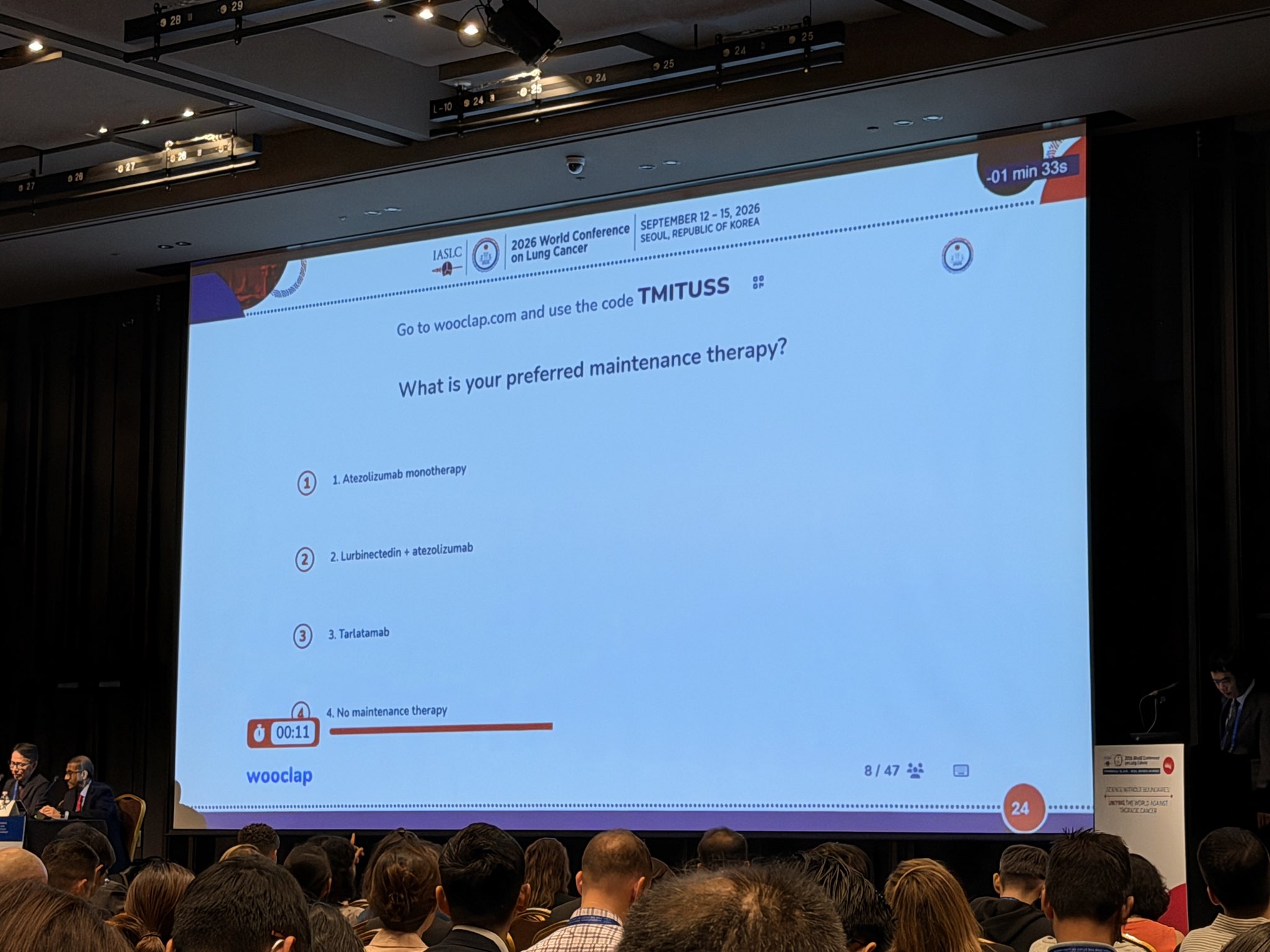An interactive debate is underway at #WCLC26!
Clinical Dilemmas in SCLC: Debating the Use
