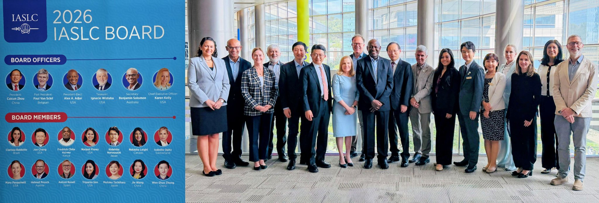 🌟 #WCLC26 Meet🆙
🤝Powerful💪 @IASLC Board Members
☑️Caicun Zhou (President)
☑️Paul Van Schil