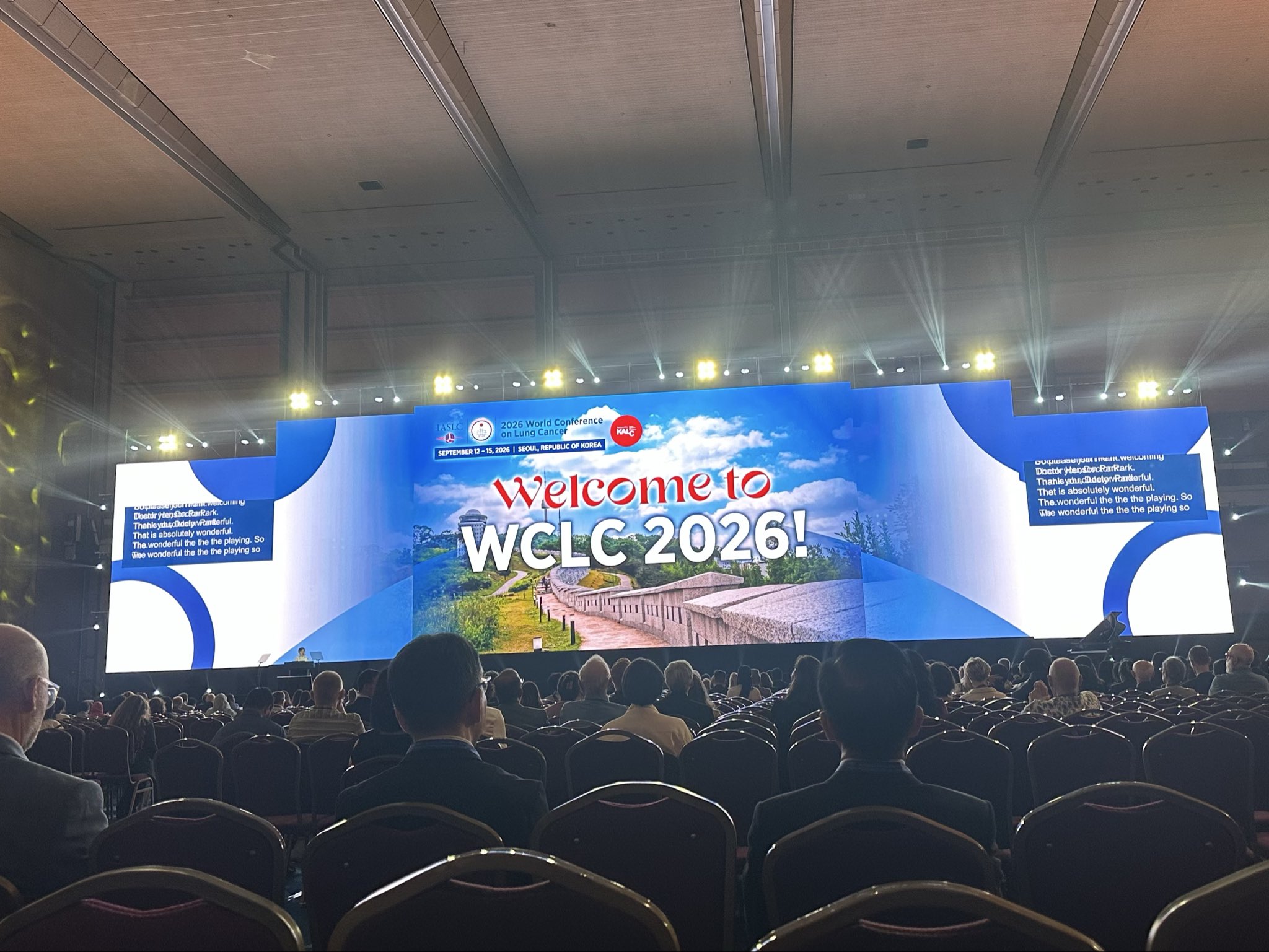 Having a great time at my first #WCLC26 @IASLC in Seoul! Learning a lot from talks on new