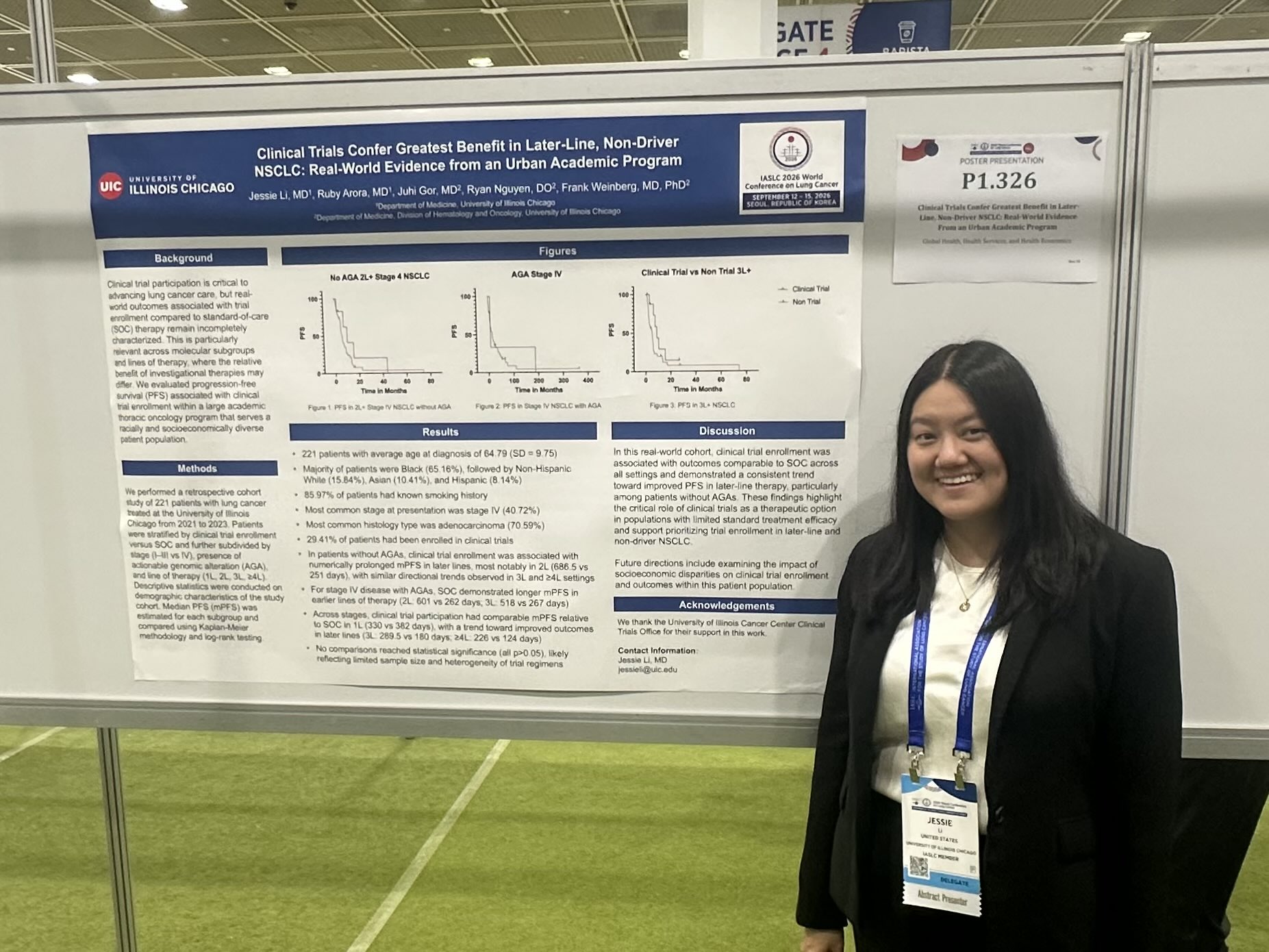 Having a great time at my first #WCLC26 @IASLC in Seoul! Learning a lot from talks on new