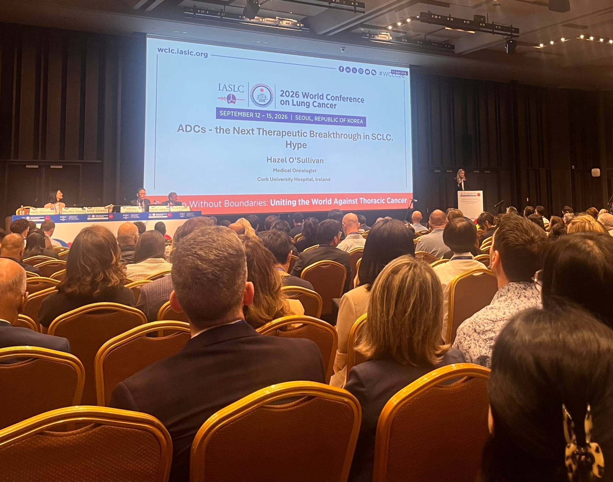 It was an honour to present at World Lung today in Seoul. An exciting session debating nov