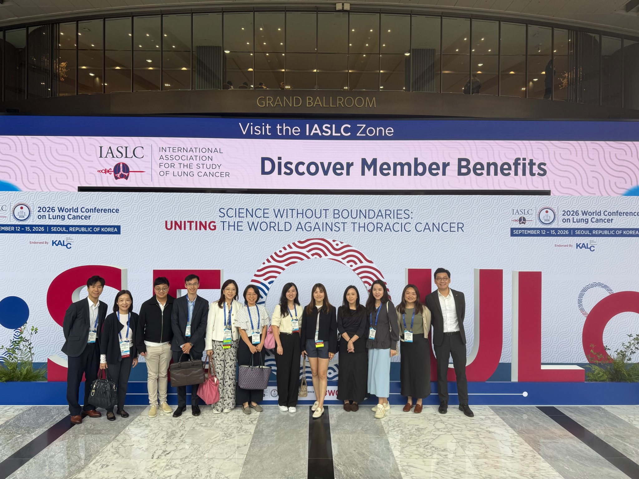 Reunited in Seoul for #WCLC2026! 🇰🇷 Beyond excited to catch up with global friends and col