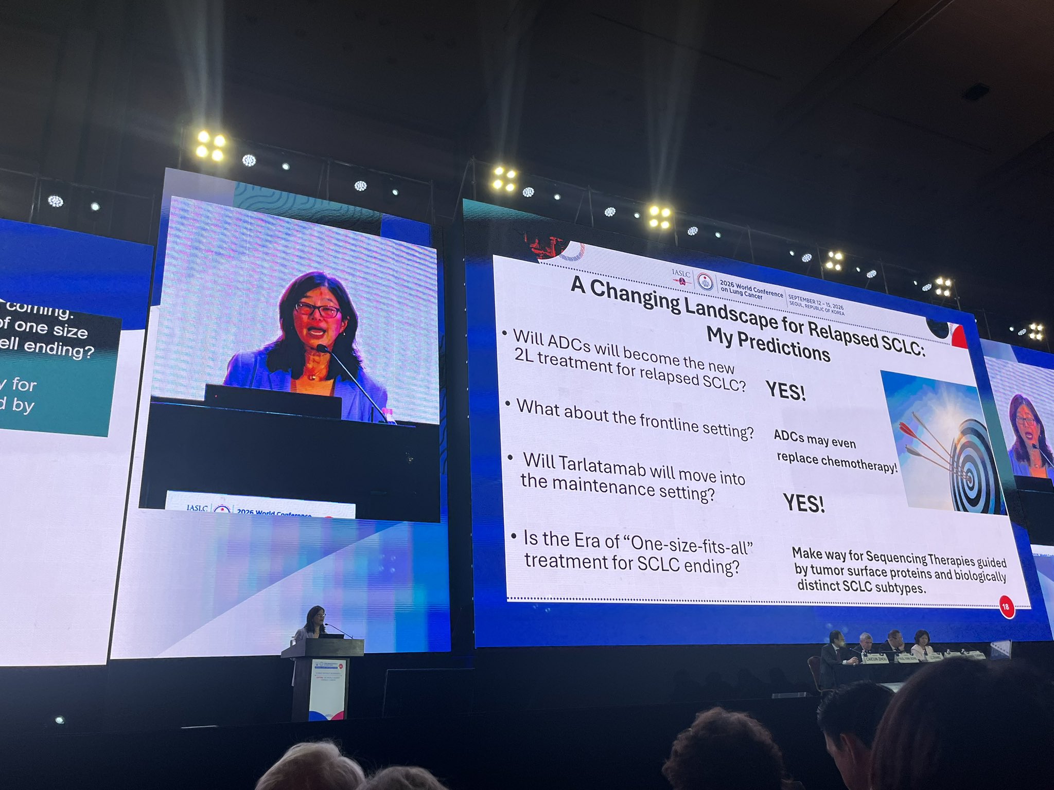 #wclc2026 great data and discussions in new era of SCLC treatment 1. Maverick trial puts a