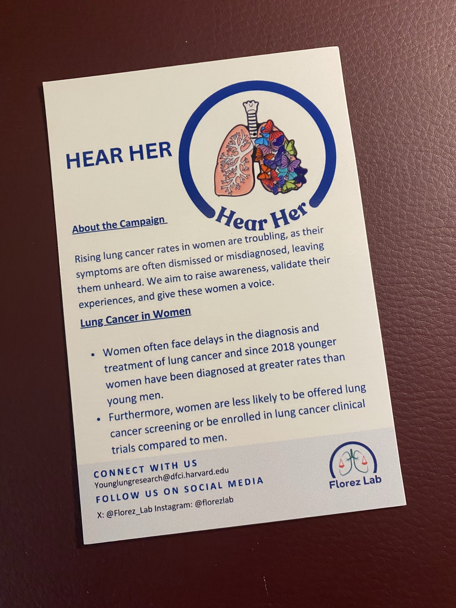 I’ve got my Hear Her pin, do you? I may not treat patients, but I’m proud to support this