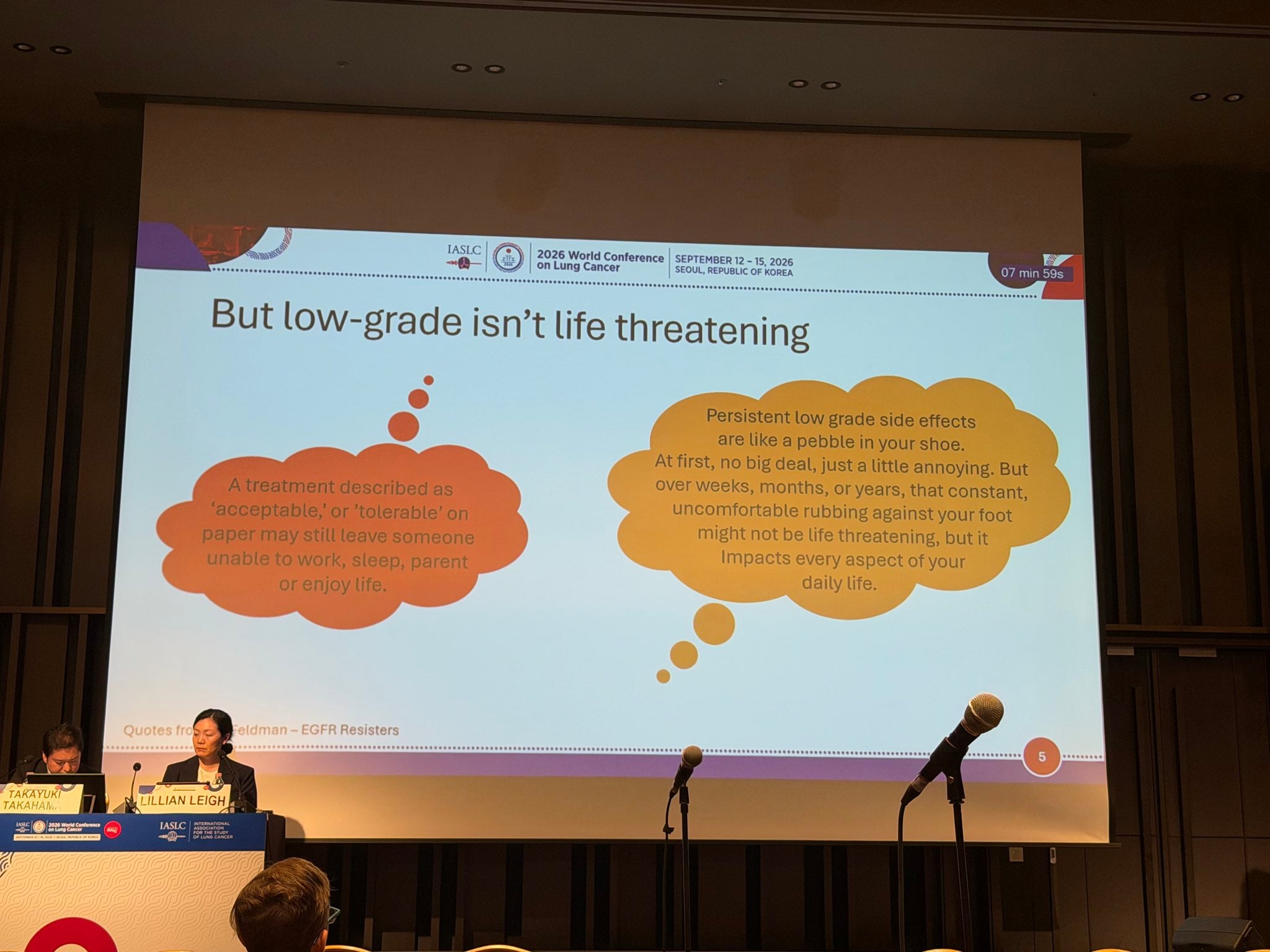 Low grade doesn’t mean low impact! Fantastic presentation by @BellKingKal discussing “poop