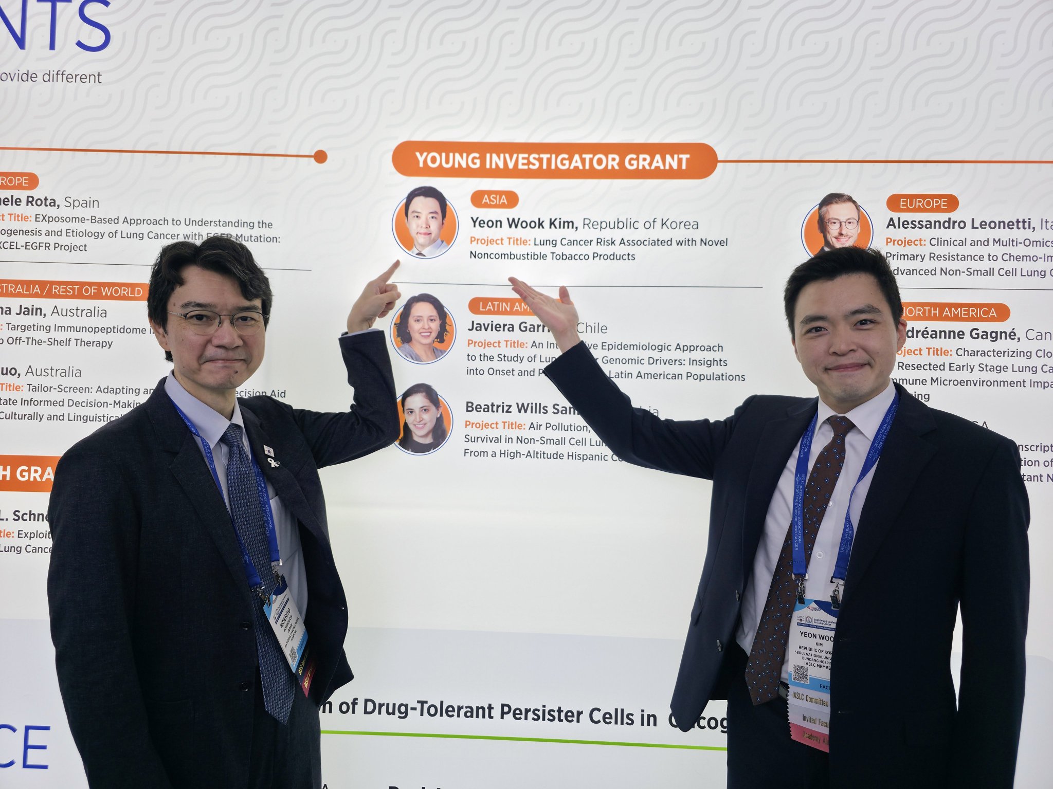 🌟 #WCLC26 Meet🆙
🔥Secured 🏆Award Winner @kimyw_snu_pulm
🎊Congratulations!!! Young Investiga