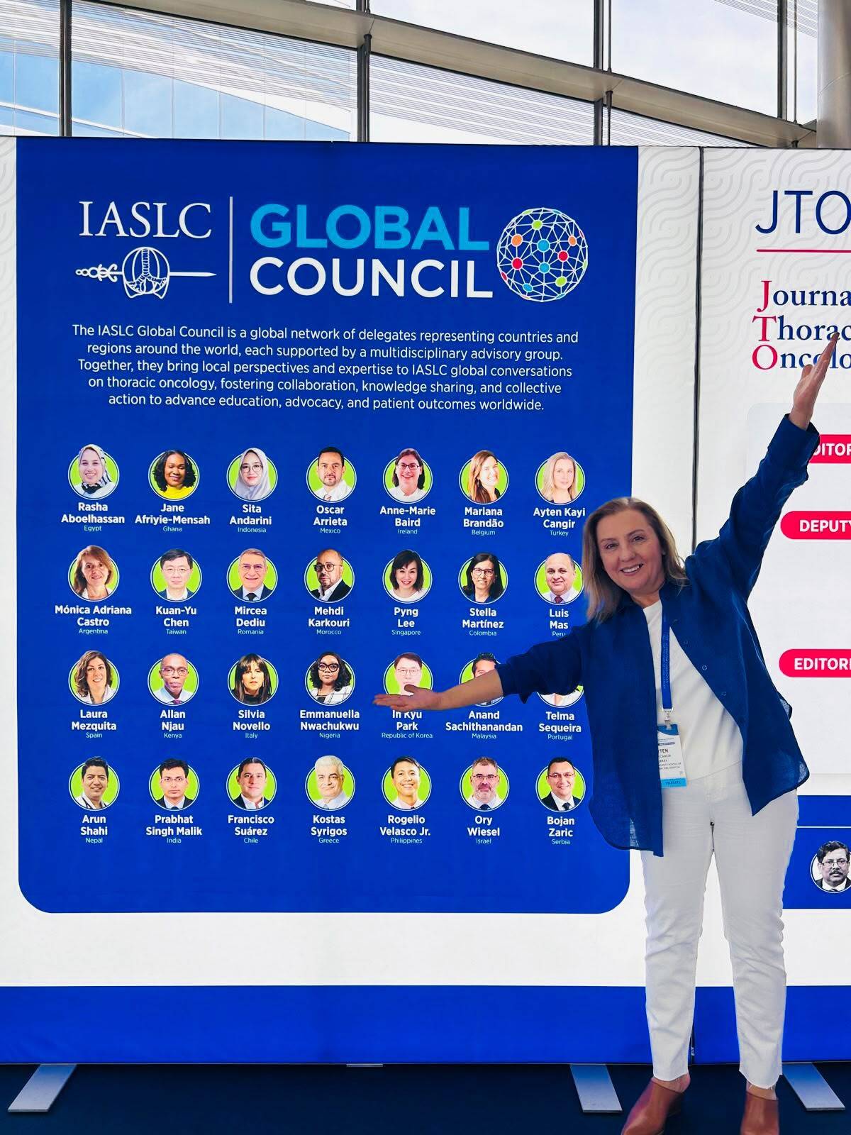 WCLC 2026 kapsamında, IASLC Küresel Konsey’in ilk toplantısına Türkiye Delegesi olarak kat