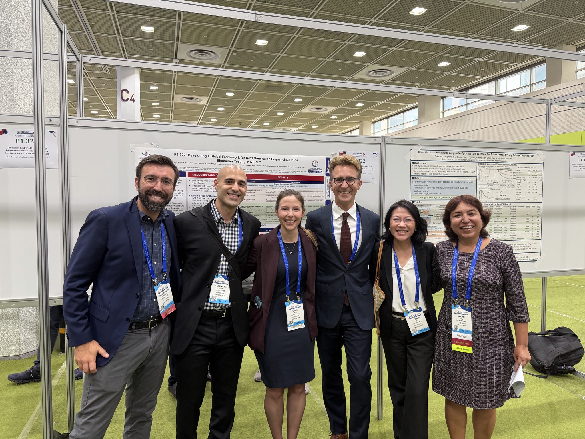 @MayoCancerCare @MayoClinic group at @IASLC. The best colleagues one could ever wish for @