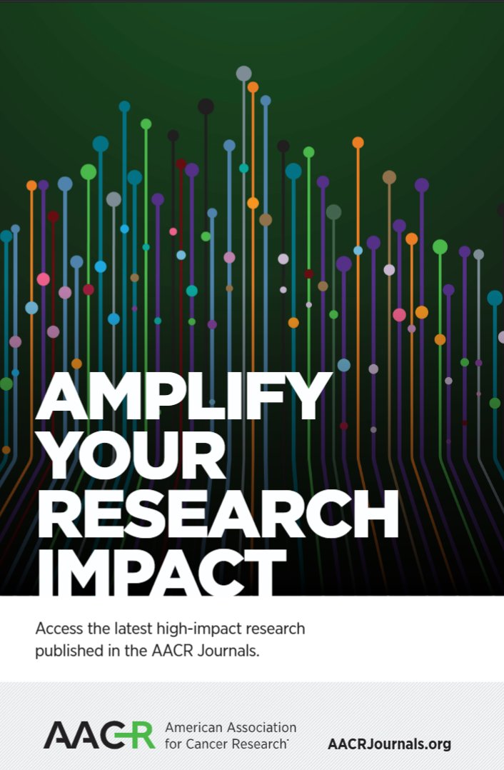 Visit @AACR Booth 113 at #WCLC26 and pick up the AACR Journals brochure to read the latest